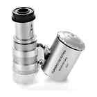60x Magnifying Loupe Jewelry Jewelers Pocket Magnifier Loop Eye Coins Led Light