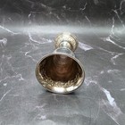 Vtg Sterling Silvet 800 Grape Design Kiddush Cup Handcrafted In Israel