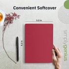 A5 Dotted Notebooks - Grid Notebook  92 Pages  8 2  X 5 5   wine  30 Pack 
