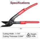 Strapping Cutter Banding Tool - 12  Banding Cutter For Steel  Iron  Pet  Pp B   