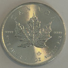2018 1 Oz Canadian Maple Leaf Incuse  9999 Fine Silver Bullion  5 Coin