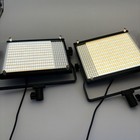 Neewer Nl660 Bi-color Led Video Studio Lights 2-pack Bundle Cases Ac Adapters
