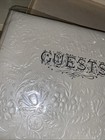 Vtg Mid Century Modern 70s 80s Hallmark Wedding Guest Book Embossed Elegant