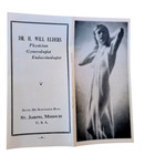Antique Quack Medical Women Sterile Dr Will Elders Female Douche Vtg Infertile