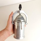 Vintage Manual Espresso Coffee Maker Pot For Camping  4 Cups  C 1970s