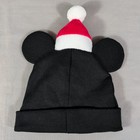 Disney Mickey Mouse Christmas Holiday Twinkle Light-up Beanie Cap New