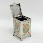 Levi   Salaman Birmingham English Sterling Silver Playing Card Case 1900