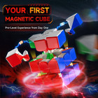 Speed Cube 3x3 Magnetic - 56mm High Performance Stickerless Puzzle Cube 3x3x3
