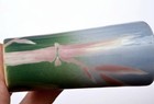 1930 s Japanese Studio Porcelain Nishiura Enji Mini Vase Bamboo Marked       
