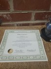 Franklin Mint Star Trek First Contact Dome Limited Edition Coa