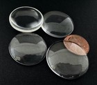 Vintage 27mm Flat Back Magnifying Glass Lens Lenses Cabs 4
