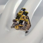 Luxury 10 Ct  Natural Tourmaline Ring 925 Sterling Silver Size 7 25  r444609