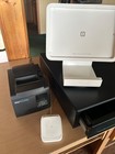 Square Point Of Sale Stand With Card Reader And Star Tsp100iii Thermal Printer W