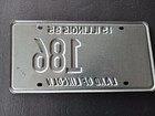 Illinois 1995 Union County 3rd Annual Colorfest License Plate 186