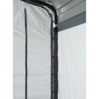 Arrow Carport W  Drive-through Access And Heat-sealed Seams 10  W X 15  D Gray