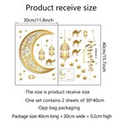 Decorative Moon Star Wall Stickers Wall Decor Baby Nursery Room Bedroom Sticker
