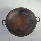 Antique Turkish ottoman Copper And Mixed Metal Pot  decorative Only 