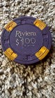  1 Rare Riviera Casino Chip Vintage