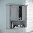 Somerset Two-door Wall Mount Storage Cabinet Bathroom Organizer Medicine Shelf