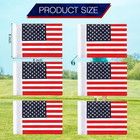 Golf Flag With Tube Inserted Waterproof Putting Usa Golf Target Flag 420d Nylon 