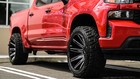 20x10 Off-road Monster Wheels M25 Gloss Black Machined Rims  4pcs 