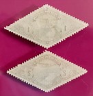 Vintage Costa Rica 1937 1c 2c Airmail Stamps Plane Over Volcano Mint Stamps 