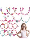 1set Bracelet Set Chunky Jewelry For Girls Little Kids Christmas Gift Toddlers