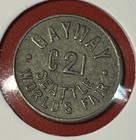 Seattle World   s Fair Gayway     1962     Seattle Gayway Game Token     Tc-33788