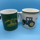Lot Of 2 John Deere Gibson Collectable Advertising Coffee Cups mugs