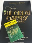 Jeremy Jordan Signed Broadway Poster Window Card   Playbill The Great Gatsby