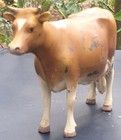 Very Old Large Metal Milk Cow -  Great Details