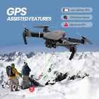 Drone 2025 4k Hd Dual Camera Wifi Fpv Rc Foldable Quadcopter   4 Batteries