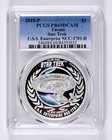 2015-p  1 Tuvalu Star Trek Uss Enterprise Ncc-1701-d Silver Pcgs Pr69dcam