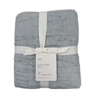Pottery Barn Cloud Linen Cotton Quilted King Size Sham Chambray New With Tags