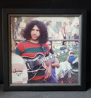 1967 Jerry Garcia Framed Photo Reprint Signed Raul Chavez 14 X 14