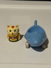 Vintage 1996 Dairy Queen Richard Scarry Huckle Cat Shark Car Finger Puppet Toy