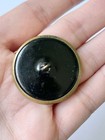 Large Antique Metal Picture Button  Mary Tudor   when Knighthood Was In Flower 