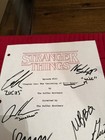 Stranger Things Pilot Script Signed- Vanishing Of Will Byers- Autograph Reprints