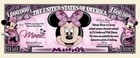     Pack Of 5 Disney   s Minnie Mouse Dollars 1 Million Collectible Novelty Money    