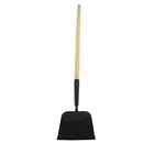 Pro Source Sidewalk ice Scraper  48  Wood Handle  7  Wide X 4  High Steel Blade