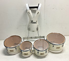Pearl Competitor Marching Band Tenors Quad Tom Drums 8 10 12 13 With Harness
