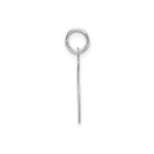Sterling Silver Script G Pendant Charm For Women Unisex Polished Modern Necklace