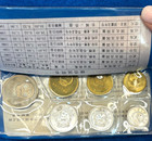 1980 People s Bank Of China 7 Coin Bu Great Wall Mint Set Blue Wallet