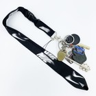 Nike 10 Pieces Set Lanyard Detachable Keychain Badge Id 10-pack Black And White