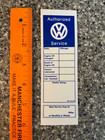 Five Replica Vw Service Stickers  1 7 8 X 5 3 4 Inches Each
