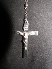 Vintage Catholic Sterling Silver 925 Rosary Cross Crucifix Religious