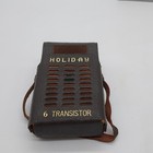 Toshiba Model 6p-35 Six 6 Transistor Radio Vintage Radio With Case  read Desc  