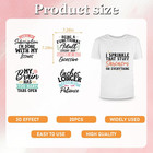 20 Sheets Sarcastic Quotes Iron On Transfers For T Shirts Stickers  Funny Dtf
