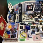 12 5 Lb  Vtg-now Men Mixed Metal Glass Collectibles Funky Unique Junk Drawer Lot