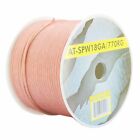 770  Ft Roll 18ga Clear Car   Home Audio Stereo Speaker Wire Cable 18 Gauge Awg